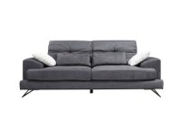 Canapea fixa FRIDO, 2 locuri, antracit, 185x92x79 cm - 1