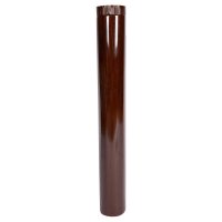 Burlan pentru soba pe lemne, 90cm, ø120mm, Maro - 1