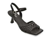 Sandale elegante FLAVIA PASSINI negre, A340, din piele ecologica - 1