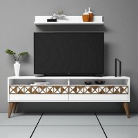 Comoda TV Line - Culoare Alb - 2