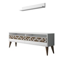 Comoda TV Line - Culoare Alb - 4