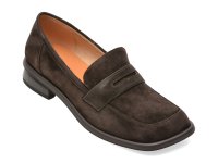 Mocasini GRYXX maro, A599, din piele intoarsa - 1