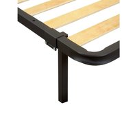 Somiera pat Milano 140x200, 13 lamele lemn, cadru metal, cu picioare 25 cm - 5