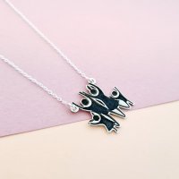 Lantisor personalizat - Familie fericita din Argint 925 - 1