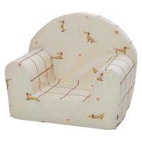 Fotoliu din burete Bubaba Lovely Puppy pentru copii 9 luni-5 ani - 1