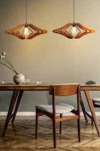Candelabru, Opviq, mdf, nuc, 47x19x55 cm - 1