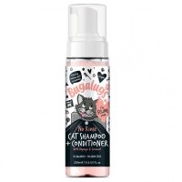 Sampon uscat pentru pisici, Bugalugs Cat No Rinse, 200 ml - 1