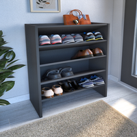 Pantofar modern cu 5 rafturi, dimensiuni 100 x 62 x 29 cm, din PAL melaminat - 1
