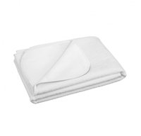 Protectie impermeabila Terry pentru saltea landou 50x70 cm Akuku Alb - 1