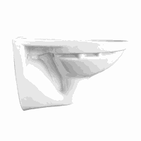 Vas WC Suspendat Simena 36.5 x 52.5 cm Alb - Design Modern - 1
