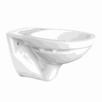 Vas WC Suspendat Simena 36.5 x 52.5 cm Alb - Design Modern - 2
