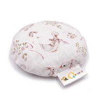 Pernuta Anticolici Qmini cu Samburi de Cirese, Husa din Bumbac, 15 cm, Model Goose - 1