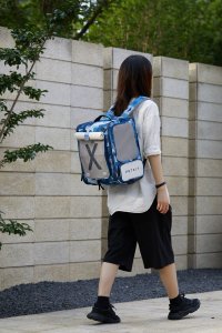 Rucsac pentru transport pisici PetKit Breezy X Zone, Pliabil, Blue - 5
