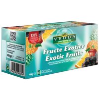 Vedda Ceai de Fructe Exotice, 20 plicuri a cate 2 g - 1