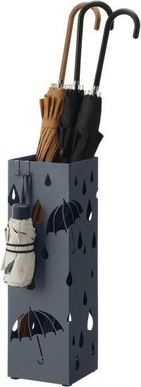 Suport umbrele Songmics Gri 15.5x15.5x49 cm - 2