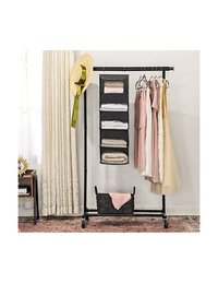 Organizator pentru garderoba, Songmics, RYCH06G, Gri - 4