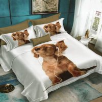 Lenjerie de pat 3D din finet - Set 6 piese (fn3d28) - 1