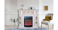 Semineu electric Amsterdam alb & Corsica, Art Flame, 1120x1150x300 mm, 1500W - 4