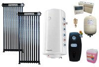 Pachet premium solar presurizat, panou Fornello 20 Tuburi Heat Pipe, Boiler cu 2 serpentine Fornello Optima GCV7/4S 150 l, controller, vas expansiune, grup pompare, aerisitor 1/2, antigel - 1