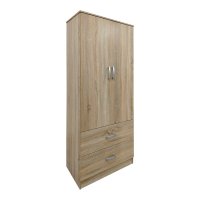Dulap cu 5 usi, Athos, V24, Stejar, 170x42x240 cm - 4