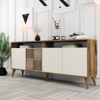 Consola Milan Walnut-Cream - 2