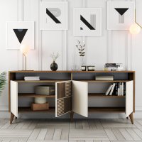 Consola Milan Walnut-Cream - 3