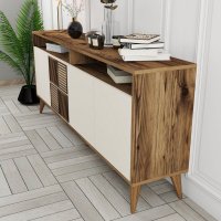 Consola Milan Walnut-Cream - 4