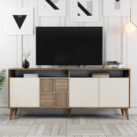 Consola Milan Walnut-Cream - 5