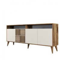 Consola Milan Walnut-Cream - 6