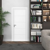 Usa de interior din MDF Idealine  model 9020  alba  2010/810 - 1