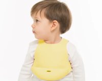 Baveta Flexi Bib Minikoioi 100 premium silicone mellow yellow - 3