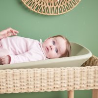 Saltea impermeabila pentru schimbat scutece Nattou Green 70 x 50 cm - 2