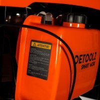 Motocultor diesel Detoolz DZ-MT1005-S001-G01, 11 CP, 418 cc, 4T, pornire electrica, 2 viteze inainte si 1 inapoi, cu roti - 16