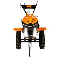 Motocultor diesel Detoolz DZ-MT1005-S001-G01, 11 CP, 418 cc, 4T, pornire electrica, 2 viteze inainte si 1 inapoi, cu roti - 4