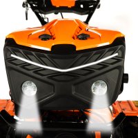 Motocultor diesel Detoolz DZ-MT1005-S001-G01, 11 CP, 418 cc, 4T, pornire electrica, 2 viteze inainte si 1 inapoi, cu roti - 3