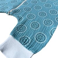 Sac de dormit cu picioruse 0.3 tog din muselina Nice Mandala 100 cm - 1