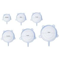 Set 6 capace flexibile din silicon iso trade - 2