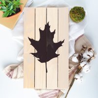 Sablon Perete vopsire, tencuiala 0.7mm Oak Leaf Refolosibil, model MXSP7185, 200 x 200 mm - 2