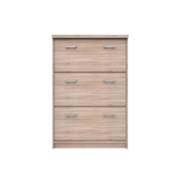 Pantofar TOP MIX, 3 usi tip clapeta, stejar sonoma, 80x27x121 cm - 1