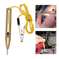 Creion De Testare A Tensiunii Auto Techstar® D0086-Y, DC 6V/12V/24V, 115x10 Mm, Compatibil Masini, Barci, Motociclete - 3