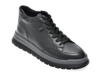 Ghete negre GRYXX TRL02 din piele naturala, cu inchidere cu siret - 1