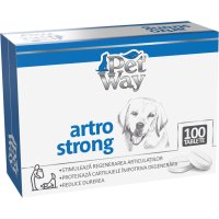 PETWAY Artro Strong, XS-XL, supliment sistem articular câini, cutie, 100 comprimate - 3