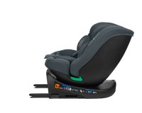 Scaun auto cu isofix KikkaBoo I-Round I-SIZE Dark Grey 40-150 cm,Omologat R129,Sezut rotativ,4 pozitii de inclinare a spatarului,Tetiera reglabila in 5 pozitii,Perna moale,Husa detasabila,Tetiera cu spuma cu memorie - 1