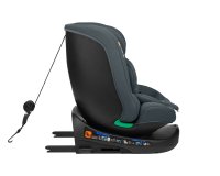 Scaun auto cu isofix KikkaBoo I-Round I-SIZE Dark Grey 40-150 cm,Omologat R129,Sezut rotativ,4 pozitii de inclinare a spatarului,Tetiera reglabila in 5 pozitii,Perna moale,Husa detasabila,Tetiera cu spuma cu memorie - 4