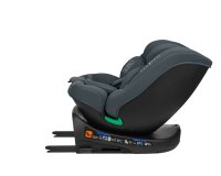 Scaun auto cu isofix KikkaBoo I-Round I-SIZE Dark Grey 40-150 cm,Omologat R129,Sezut rotativ,4 pozitii de inclinare a spatarului,Tetiera reglabila in 5 pozitii,Perna moale,Husa detasabila,Tetiera cu spuma cu memorie - 5