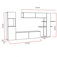 Comoda TV Maxi Alb - Design Modern si Functionalitate Ridicata - 8