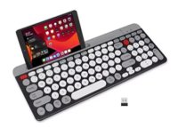 Tastatura cu Bluetooth si Suport pentru Telefon QK8066 - 1