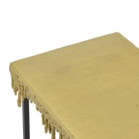 Masa consola Bulco metal auriu-negru 80.5x28x72 cm - 4