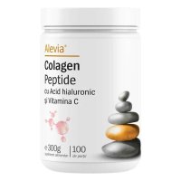 Colagen Peptide cu Acid Hialuronic si Vitamina C, 300g - Alevia - 1