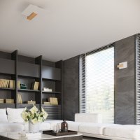 Lustra Lappo din lemn, Natural 40x14x47.5 cm - 9